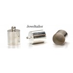 10 Shiny Silver Plated Large Cylinder Glue In End Beads 13mm Ideal For Kumihimo ~ Jewellery Making Essentials